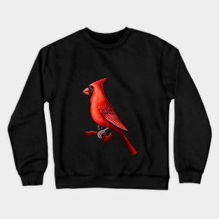 Red Cardinal bird cute cardinal Crewneck Sweatshirt